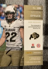 2016 Panini Collegiate Draft Picks - Nelson Spruce #135  Autographs (AU, RC)