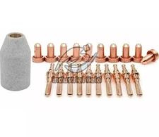 Plasma Electrode 9-8215 Tip 9-8233 Shield Cap fr Thermal Dynamics SL60/100 Torch