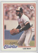 1978 Topps Lee May #640 1v6