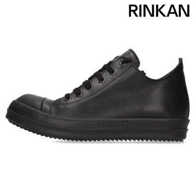 Rick Owens Ramones Low Leather Top Sneakers Mens 40 Used 168f38b777535312720d94a