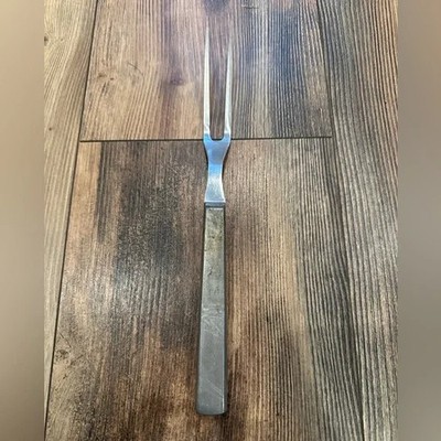 Stainless Steel Carving Fork Vintage Kitchen Utensil Cooking Stainless VTG