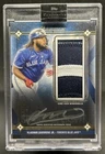 2023 Topps Luminaries Vladimir Guerrero Jr. Spark of Light Auto Patches #/15