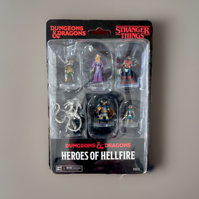 WizKids Dungeons & Dragons x Stranger Things Heroes of Hellfire Miniatures Set