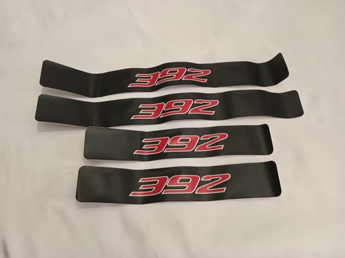 4PCS Car Door Sill Decal Cover Anti-Scratch Protector For 392 Red Letter Style1 - Picture 9 of 13