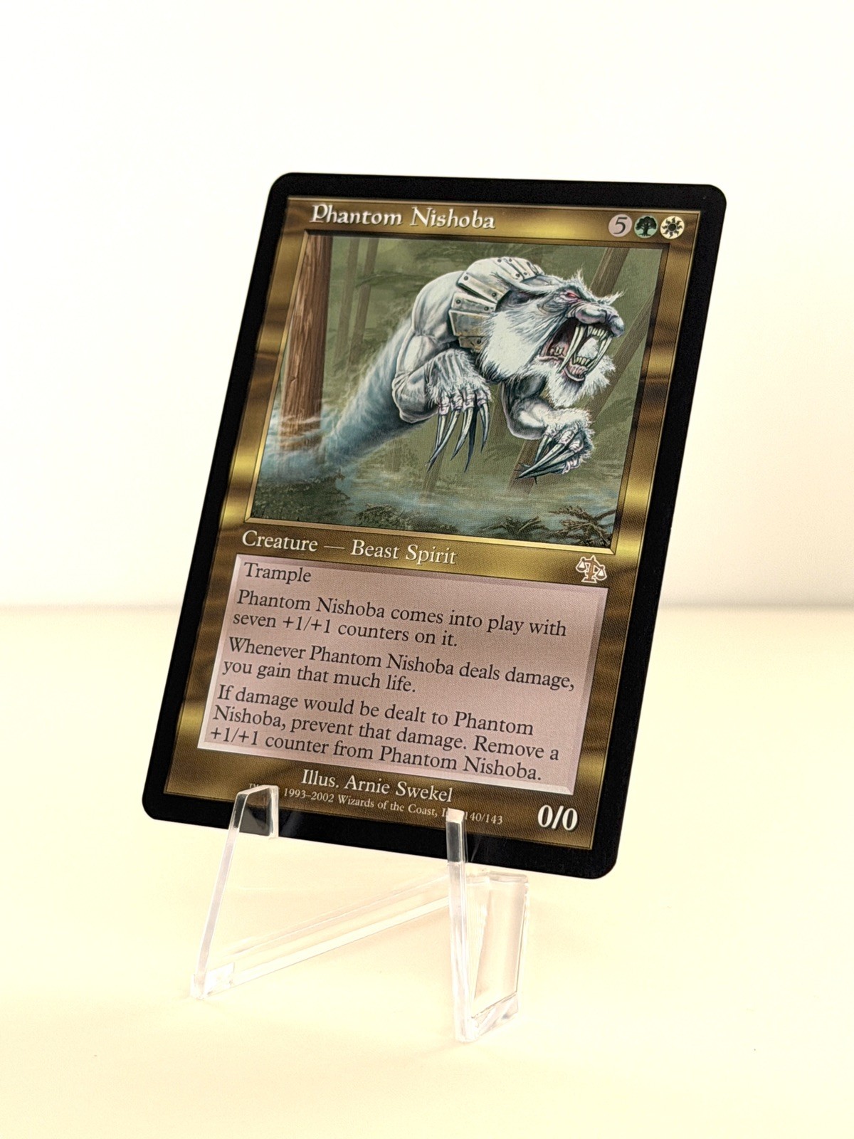 RARE Phantom Nishoba #140 (Judgement) Near Mint MTG (Magic the Gathering)