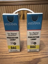 2 DAC projector lamp projection light bulb 120v 150w 500 hour NOS Sylvania brand