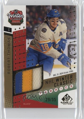 2025-26 Upper Deck SP Game Used Winter Classic Fabrics /35 Robert Thomas Patch