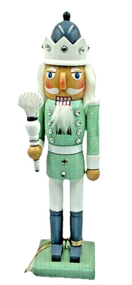 Mistletoe & Sailing Co Coastal Nutcracker Figurine Beach Christmas Decor 14in