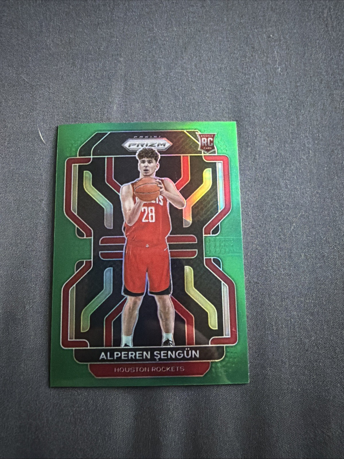 Alperen Sengun 2021-22 Panini Prizm - Green Prizm Rookie RC - Rockets #318 - NM+