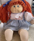 New ListingCabbage Patch Kids Doll Red Hair Pacifier Green Eyes Shoes 1982