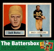 1957 Topps Jack Butler #15 card