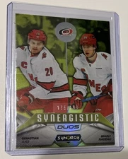Sebastian Aho Nadeau /199 Green Synergistic Duos 24-25 Synergy Insert Card SD-2