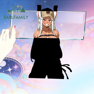EARLFAMILY Creative Futanari Mirko Car Stickers Anime Girl Guitar Track Decal 