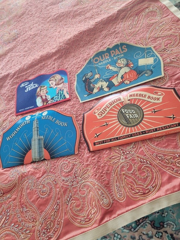 Vintage Lot Of 4 Sewing Needles Sew & Stitch Woolworth Superior Our Pals