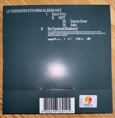 LE SSERAFIM [HOT] HUH YUNJIN Autographed Signed Album Compact | eBay