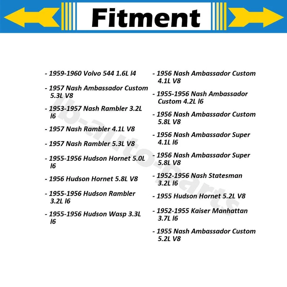 Linha de mangueira de freio Sunsong dianteira 2x para Nash Ambassador Custom 5.2L 1955 - Imagem 3 de 4