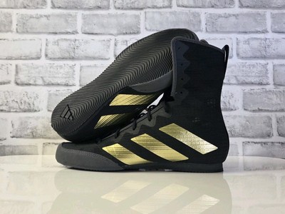 Men's Boxing Shoes Adidas Box Hog 4 Boxing Boots Black GZ6116 Size 8.5
