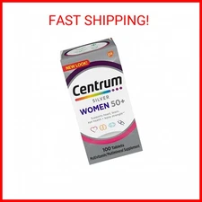 Centrum Silver Women's Multivitamin for Women 50+ (100ct) Multivitamin/Multimine