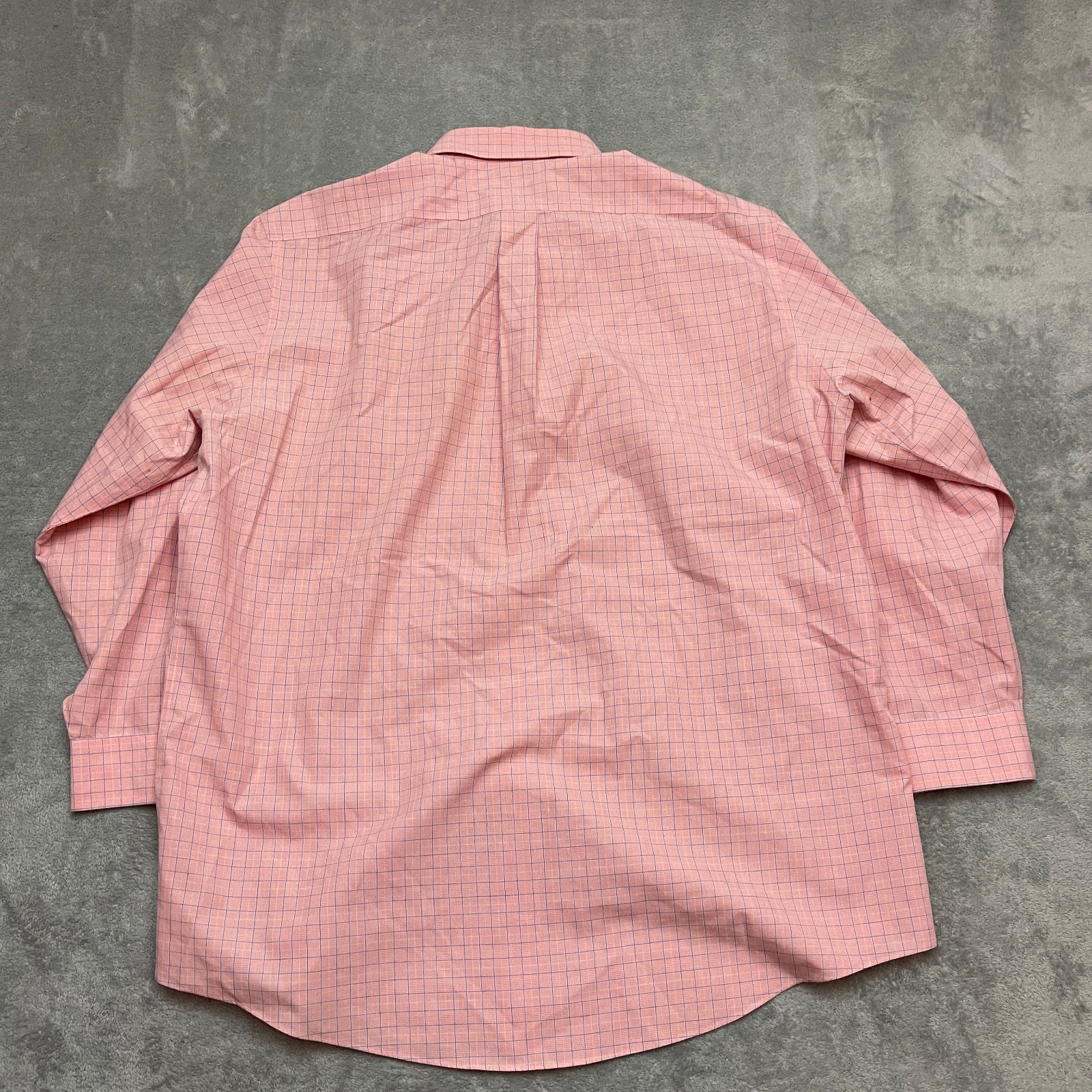 Brooks Brothers Dress Shirt 17 2/3 Regent Pink Check Button Down Pocket Cotton thumbnail 8