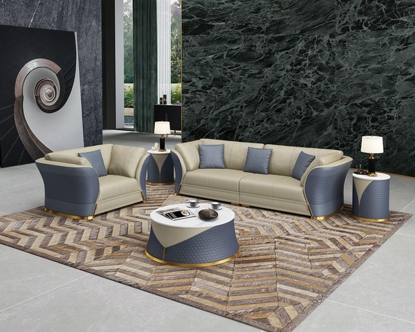 Sofagarnitur 4+1 Sitzer Couch Polster Garnitur MöBel Italienische Design Sofa-image