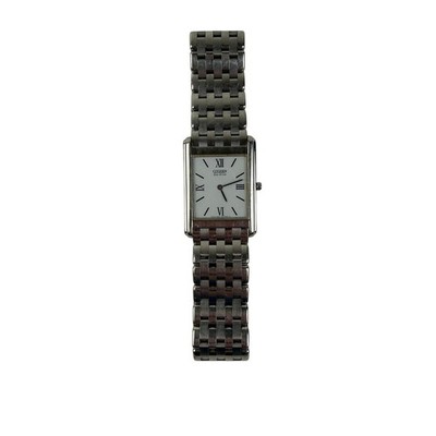 Citizen Eco-Drive Stiletto Watch G820-T001670 TA Silver Sapphire Crystal