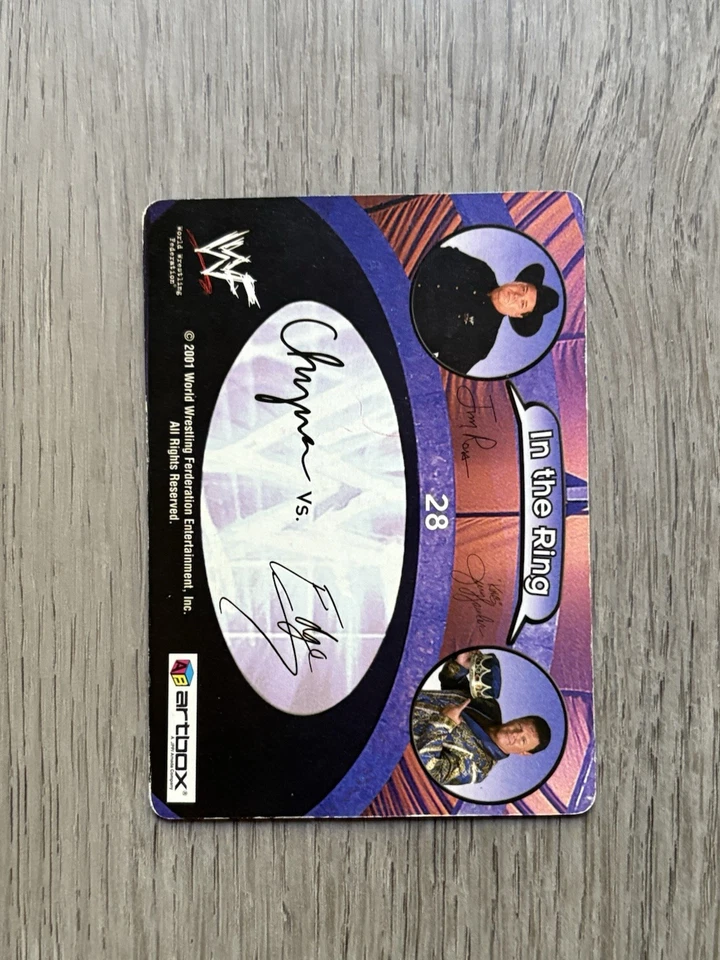 2001 WWF Artbox WWF Slams Motion | Chyna & Edge | #28 - Image 2 of 4