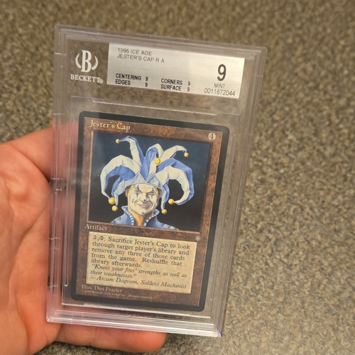 Wizards of the Coast MTG Ice Age 1995 Jester's Cap Artifact BGS 9Q Rare Mtg