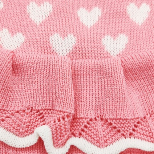 Fashion Heart Pattern Turtleneck Knitdress for Small Dog Cats Autumn Winter Wear - Picture 6 of 14