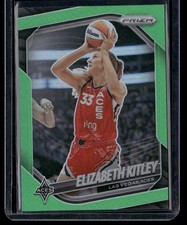 2025 Panini Prizm WNBA #41 Elizabeth Kitley Lime Green Prizms #/225