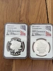 2024-S Proof Coin Set Peace Dollar Morgan Ultra Cameo | NCG PF70 | .999 Fine