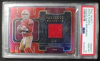 🌟 BROCK PURDY - 2022 Panini Select Rookie Jersey Swatches Red PRIZM RC - PSA 10