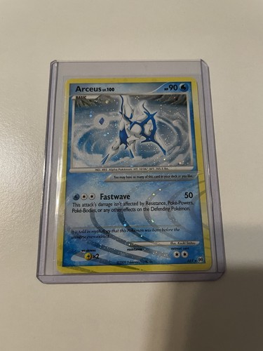 Pokemon TCG Arceus AR4 Arceus Holo Rare Basic 90 Fastwave 50 EN 2009