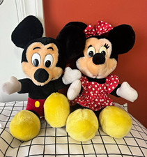 Disneyland Walt Disney World Mickey Minnie Mouse Plush Stuffed Toys Lot of 2