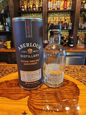 Aberlour Speyside Dbl Sherry Cask Single Malt Scotch Whisky 18 years old Empty