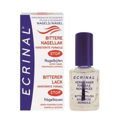 2x ECRINAL bitterer Lack gegen Nägelkauen 10 ML