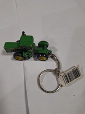 John Deere Vintage ERTL Farm Tractor Keychain Key Chain Key Ring 2 Inches
