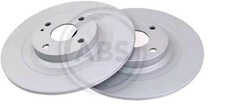 2x A.B.S. Coated Disque de frein Arrière pour FIAT 124 Spider (348) 280mm 18491