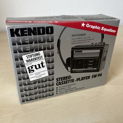Walkman Kendo SW 96 Neu NOS OVP 1991 Musikplayer Cassette Player Sony Kopfhörer