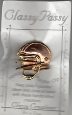 Football Helmet Pacifier Holder and Clip by Classy Passy, New