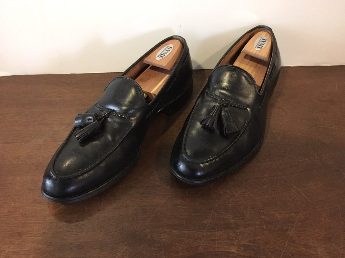 Allen Edmonds Brookwood Mens Black Leather Tassel Loafers Made in USA 11 D 4807 Allen Edmonds Black Brookwood Tassel Loafers Sz. 11D | eBay main image 4