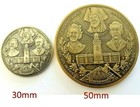 Medalla 250 CABO ROJO PUERTO RICO Betances Cofresi Brau Colberg ficha token vale — photo 10