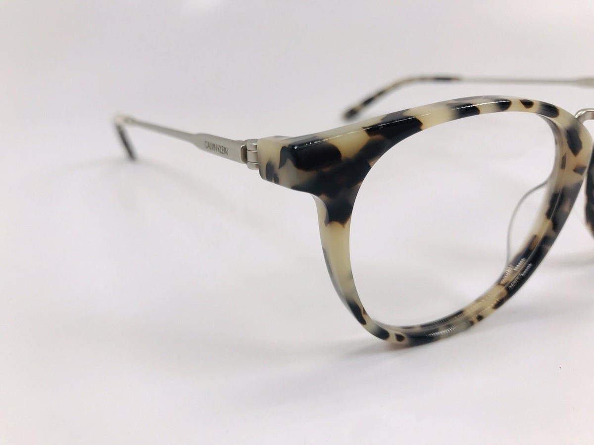 New Calvin Klein CK18721 106 Cream Tortoise Eyeglasses 49mm  display picture 3