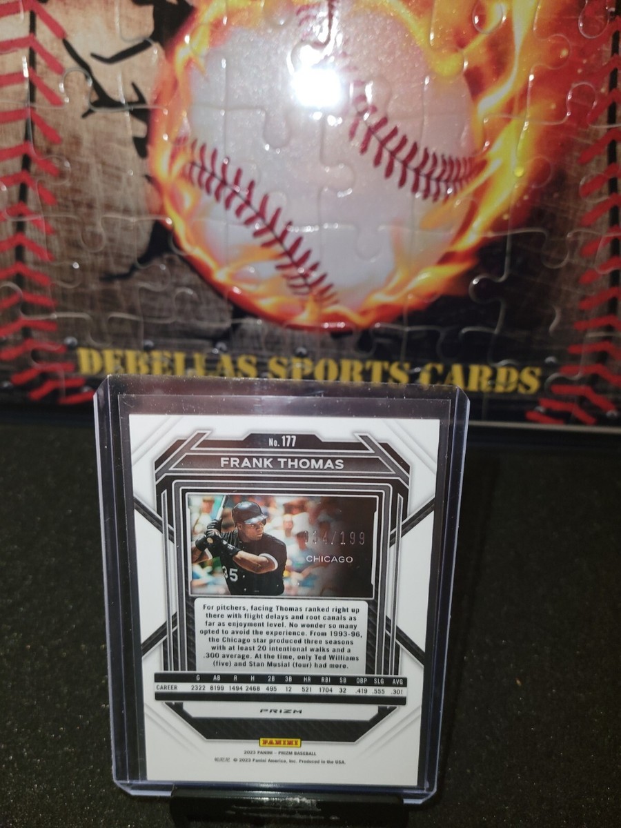 2023 Prizm Baseball Frank Thomas Red /199 #177 | eBay