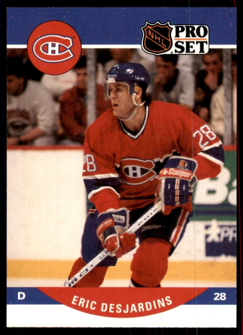 1990 Pro Set Hockey Eric Desjardins #467