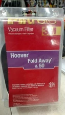 NEW Filtrete Vacuum Filter Hoover Fold Away, 50 & TurboPOWER 3100 Turbo Power