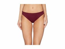 New 125 La Blanca Women's Red Low-Rise Hipster Bikini Bottom Swimwear Size 10
