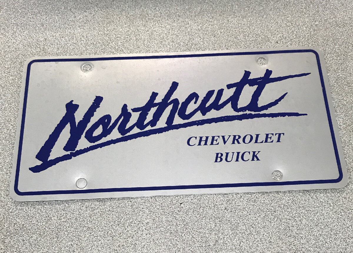 Northcutt Chevrolet Buick Enid, OK License Plate Insert eBay
