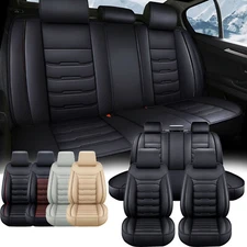 For Subaru Forester Leather Car Seat Cover 2/5-Sit Protector Front Rear Full Set