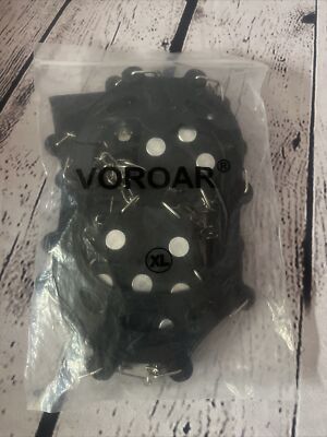 Voroar Crampons Ice Cleats Traction Snow Grips for Hiking Boots and Shoes, Shoe