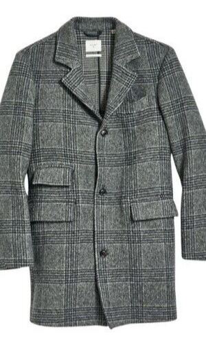 Wool Coat Billy Reid Astor Coat BILLY REID Astor Plaid Wool Blend